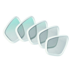 Masques de plongée optique Scubapro Zoom Evo lunettes Presbytie bifocale avec lentille de lecture dans la partie inférieure du verre 